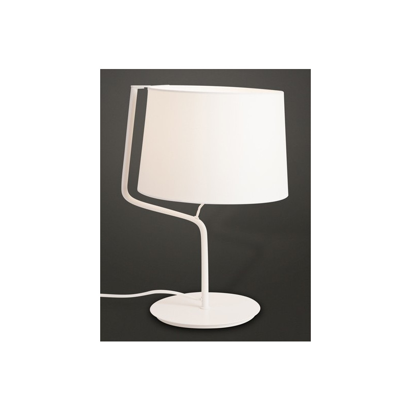 Lampa stołowa Chicago biała MaxLight | Eleganckie oświetlenie