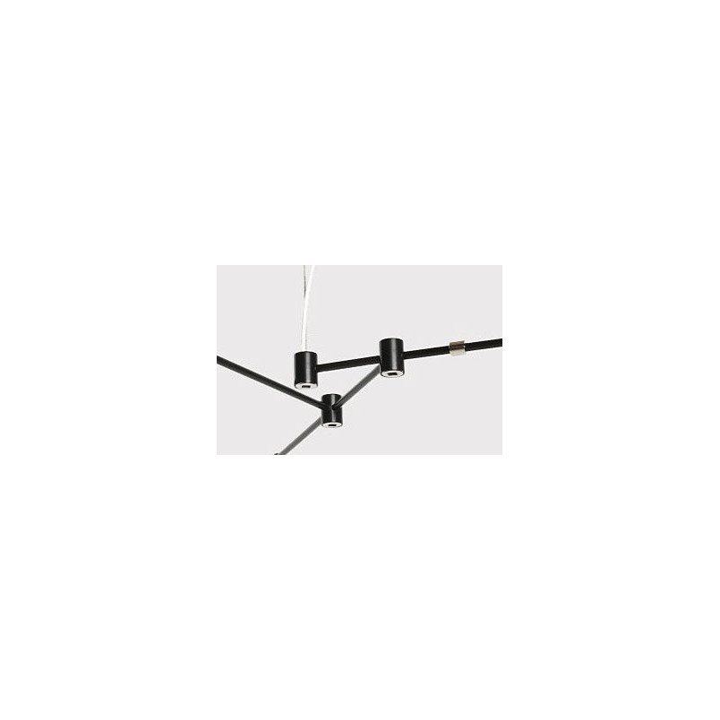 Lampa sufitowa Astronomy III | Czarna, metalowa, 3 punkty | Step In Design