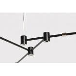 Lampa sufitowa Astronomy III | Czarna, metalowa, 3 punkty | Step In Design