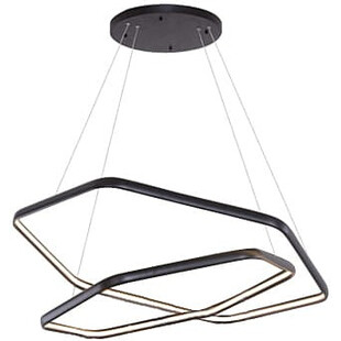 Lampa wisząca nowoczesna Gaspar LED 80cm czarna Auhilon