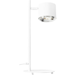 Lampa biurkowa regulowana Bot White biała Aldex