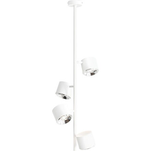Lampa sufitowa 4 punktowa Bot 34cm biała Aldex