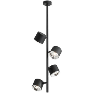 Lampa sufitowa 4 punktowa Bot 34cm czarna Aldex