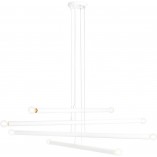Lampa Tubo White VIII - Aldex | Nowoczesny Żyrandol Biały