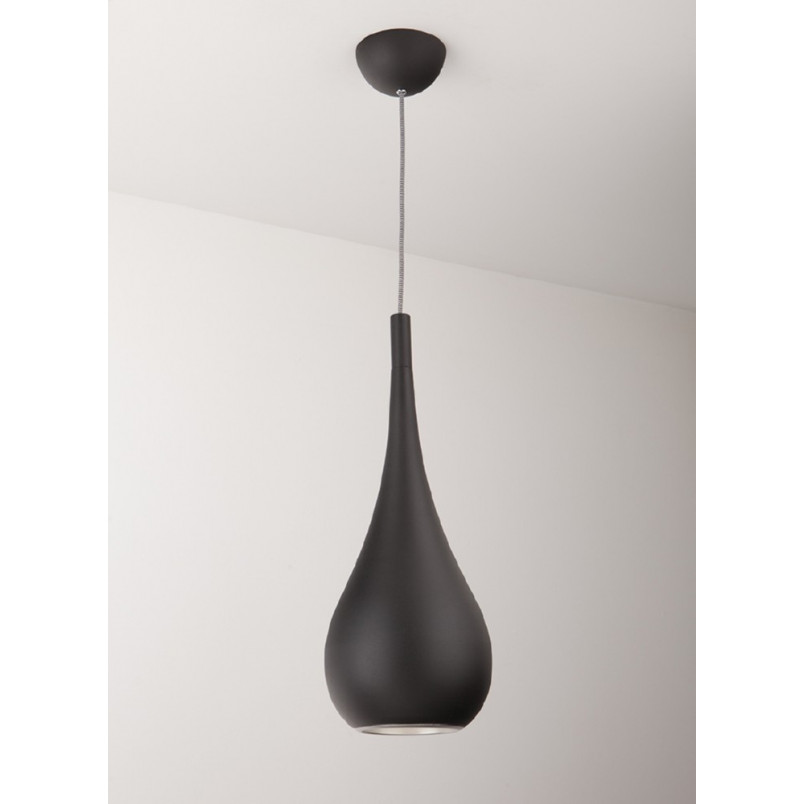 Lampa wisząca Drop czarna MaxLight | Nowoczesny design