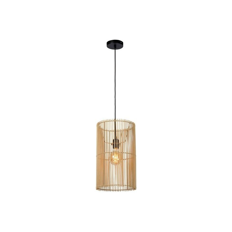 Lampa Wisząca Rattanowa Boho Jantine | Lucide