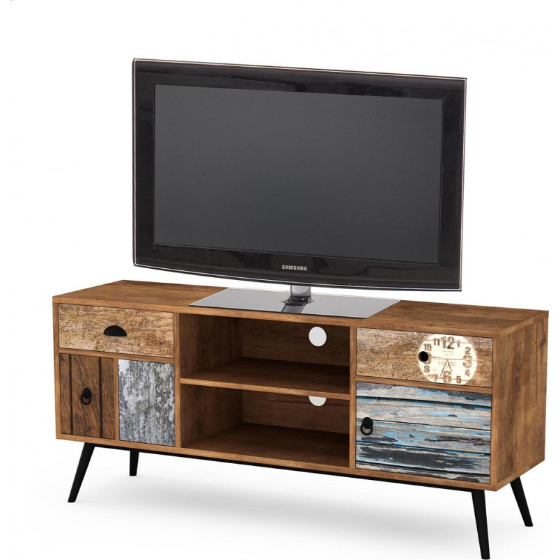 Szafka RTV Vintage Mezo 120cm Halmar - Multikolor | Sklep