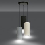 Lampa wisząca potrójna Bente Premium III mix Emibig | Lampy nad stół