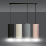 Lampa wiszące tuby na listwie Bente IV mix Emibig | Lampy nad stół