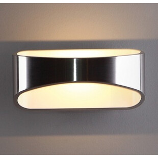 Kinkiet nowoczesny Hugo | MaxLight - Srebrny, LED