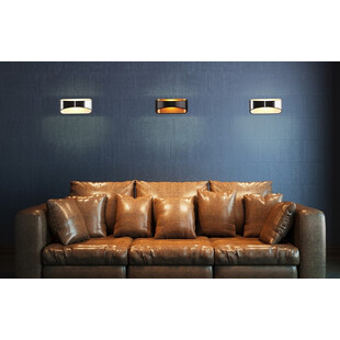 Kinkiet nowoczesny Hugo | MaxLight - Srebrny, LED