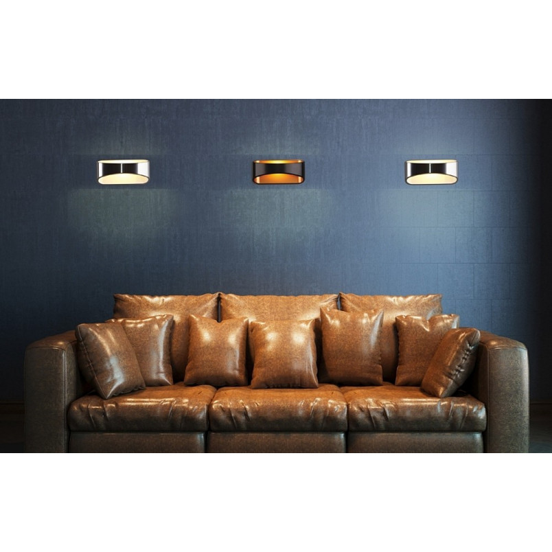 Kinkiet nowoczesny Hugo | MaxLight - Srebrny, LED
