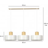 Lampa wisząca skandynawska Torin III | Emibig - 80cm