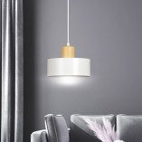 Lampa wisząca skandynawska Torin biała | Emibig