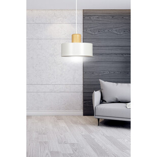 Lampa wisząca skandynawska Torin biała | Emibig