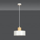 Lampa wisząca skandynawska Torin biała | Emibig