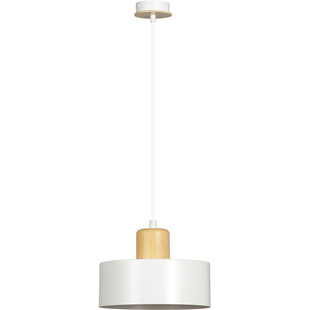 Lampa wisząca skandynawska Torin biała | Emibig