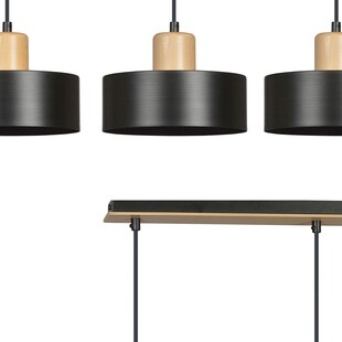 Lampa wisząca Torin III 80cm czarna | Emibig - Skandynawski Design