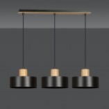 Lampa wisząca Torin III 80cm czarna | Emibig - Skandynawski Design