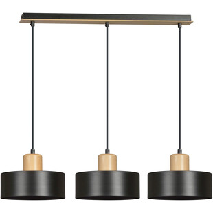 Lampa wisząca Torin III 80cm czarna | Emibig - Skandynawski Design