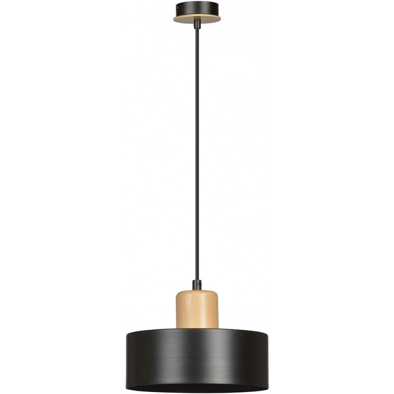 Lampa wisząca skandynawska Torin czarna 25cm | Emibig