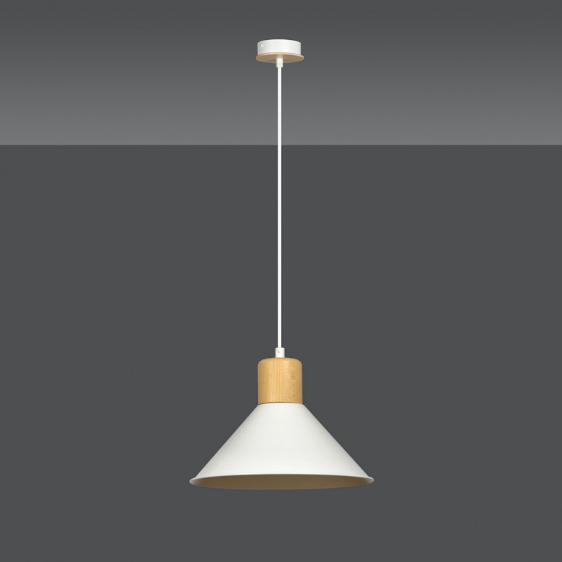 Lampa wisząca Rowen biała Emibig | Skandynawski Design