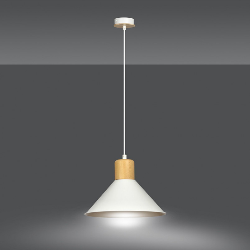 Lampa wisząca Rowen biała Emibig | Skandynawski Design
