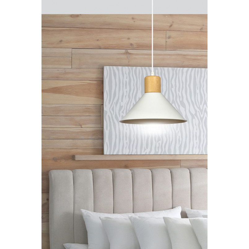 Lampa wisząca Rowen biała Emibig | Skandynawski Design