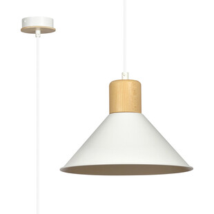 Lampa wisząca Rowen biała Emibig | Skandynawski Design
