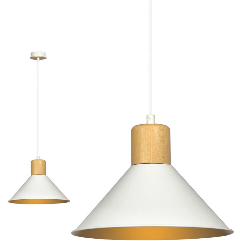 Lampa wisząca Rowen biała Emibig | Skandynawski Design