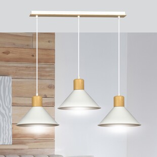 Lampa wisząca Rowen III biała Emibig | Skandynawski design