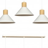 Lampa wisząca Rowen III biała Emibig | Skandynawski design