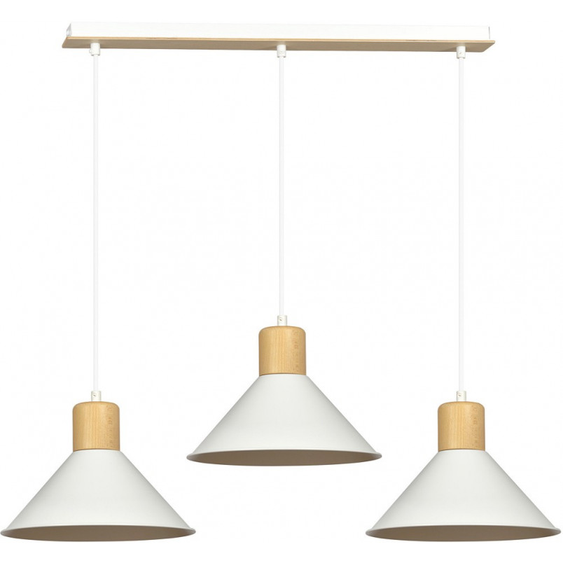 Lampa wisząca Rowen III biała Emibig | Skandynawski design