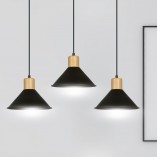 Lampa wisząca Rowen III czarna Emibig | Skandynawski Design