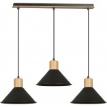 Lampa wisząca Rowen III czarna Emibig | Skandynawski Design