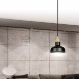 Lampa Wisząca Loft Ibor Czarno-Złota Emibig | Sklep z Lampami