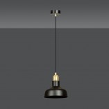 Lampa Wisząca Loft Ibor Czarno-Złota Emibig | Sklep z Lampami