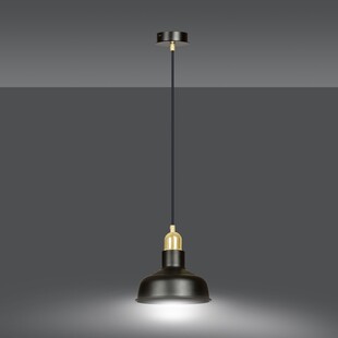 Lampa Wisząca Loft Ibor Czarno-Złota Emibig | Sklep z Lampami