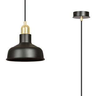 Lampa Wisząca Loft Ibor Czarno-Złota Emibig | Sklep z Lampami