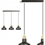 Lampa Wisząca Loft Ibor III | Emibig - Czarno-Złota 72cm