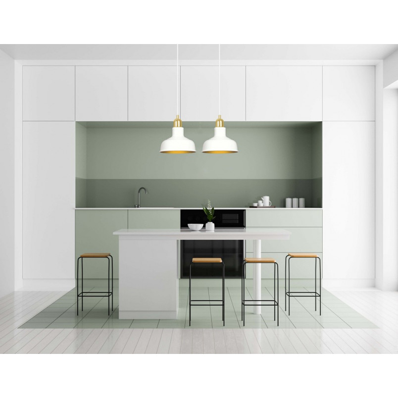 Lampa wisząca loft Ibor II | Biało-złota Emibig | Sklep z lampami