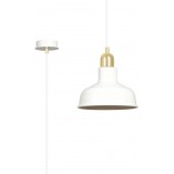 Lampa wisząca loft Ibor | Biało-złota Emibig - Kup teraz!