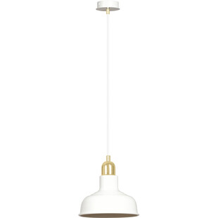 Lampa wisząca loft Ibor | Biało-złota Emibig - Kup teraz!