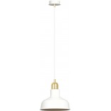 Lampa wisząca loft Ibor | Biało-złota Emibig - Kup teraz!