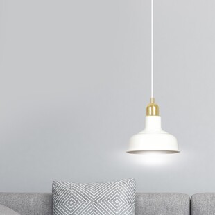 Lampa wisząca loft Ibor | Biało-złota Emibig - Kup teraz!