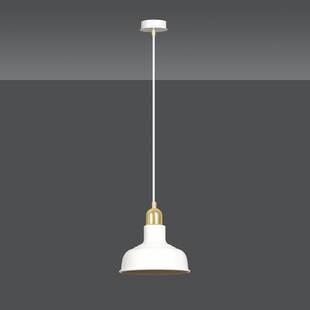Lampa wisząca loft Ibor | Biało-złota Emibig - Kup teraz!