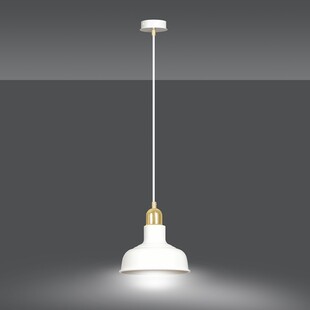 Lampa wisząca loft Ibor | Biało-złota Emibig - Kup teraz!