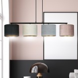Lampa wisząca Hilde IV Emibig | Kolorowa, E27, 100cm