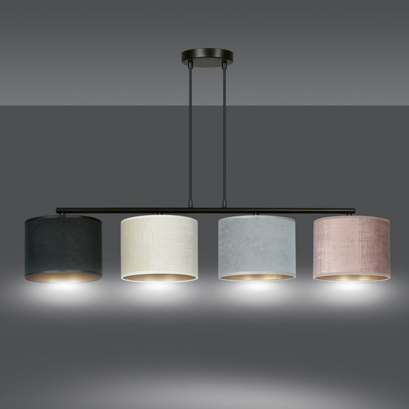 Lampa wisząca Hilde IV Emibig | Kolorowa, E27, 100cm