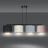 Lampa wisząca Hilde IV Emibig | Kolorowa, E27, 100cm